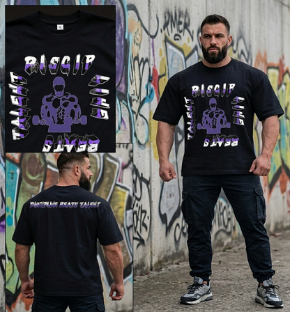 T-Shirt Fitness Oversized “Wake Up & Rise Up” – Estilo Gym & Streetwear