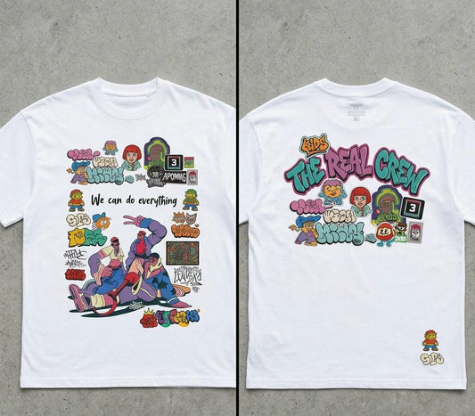 T-Shirt Streetwear Oversized “We Can Do Everything” – Estilo Urbano Premium